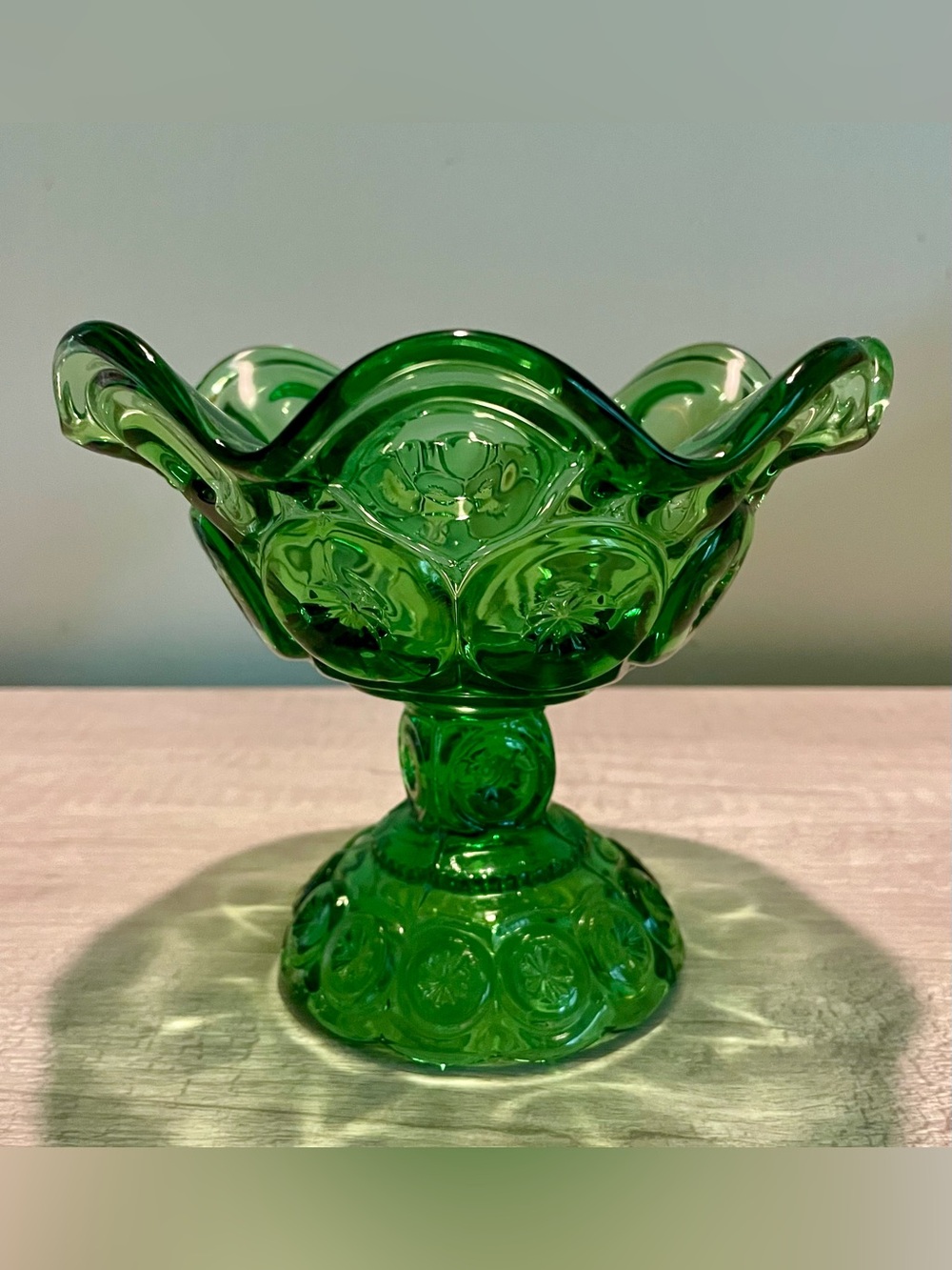 Vintage LE Smith Moon & Stars Compote Dish